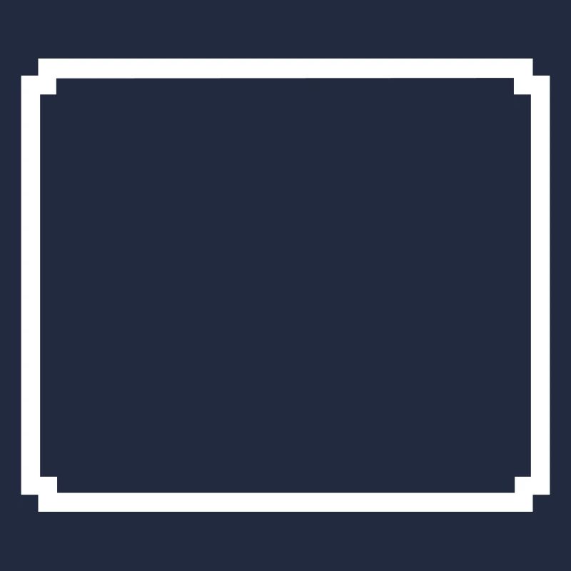 Pixel Frame 8-Bit Text Box