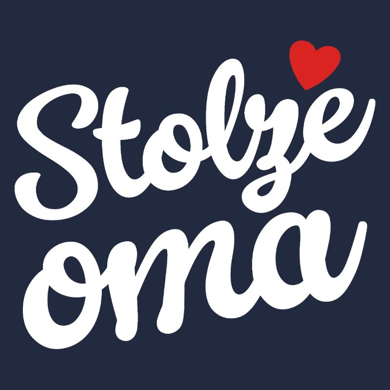 Stolze Oma Herzdesign