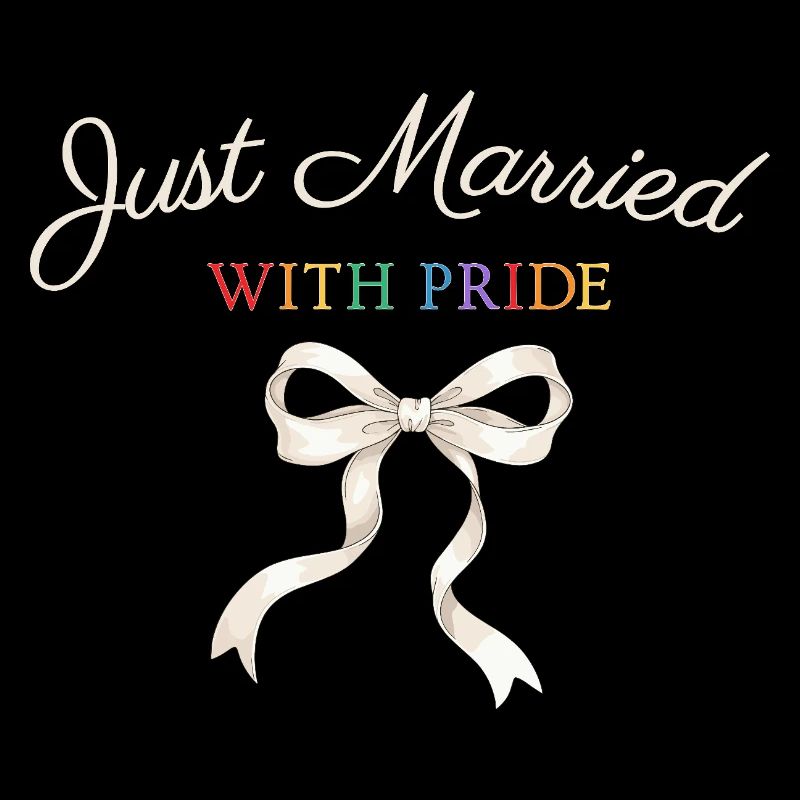 Just Married Pride Schleife
