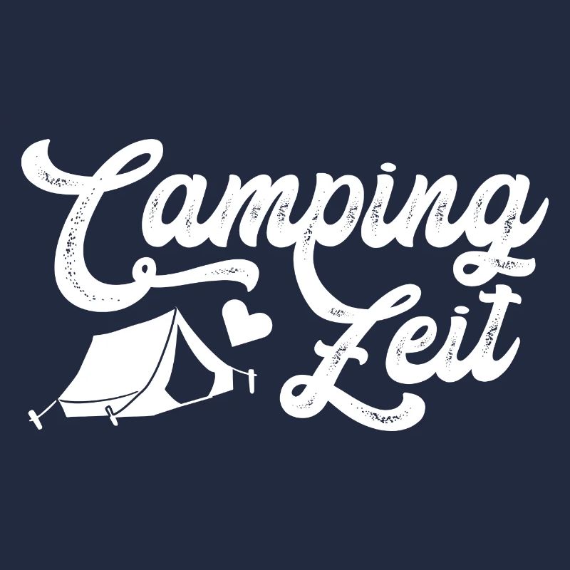 Camping Zeit Retro Lagerfeuer