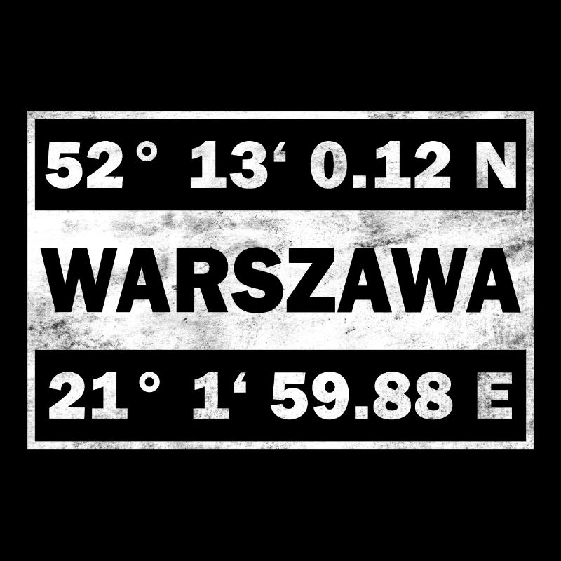 Warszawa coordinates Poland Warsaw