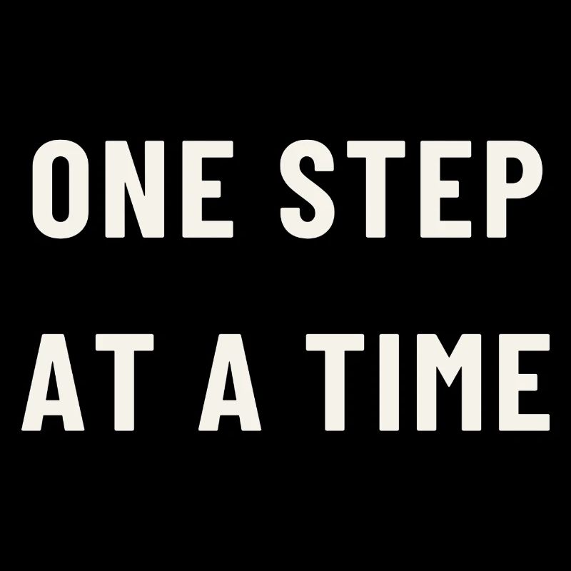 Ein Schritt nach dem anderen