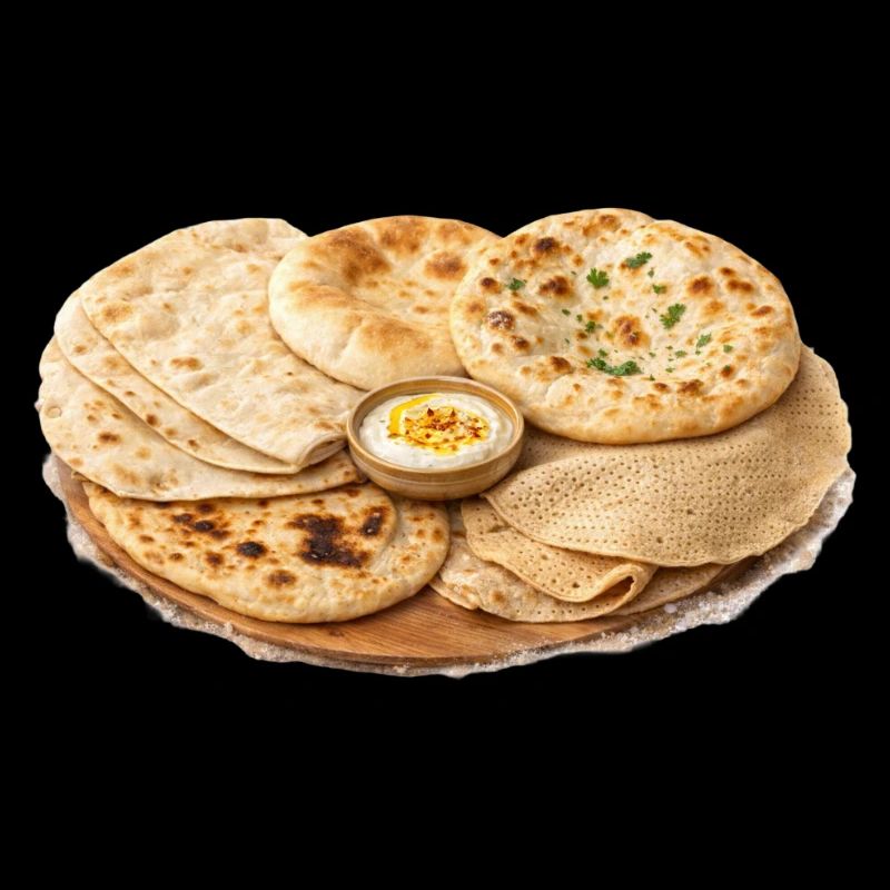 internationale Fladenbrotplatte