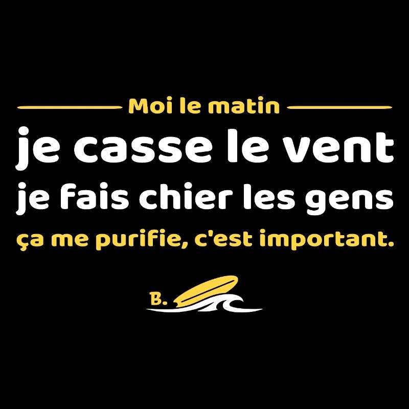 Je casse le vent je fais chier les gens, Brice