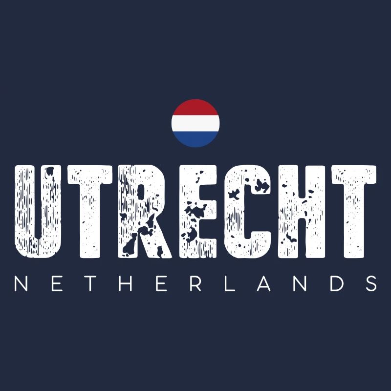 Utrecht Distressed City Letters