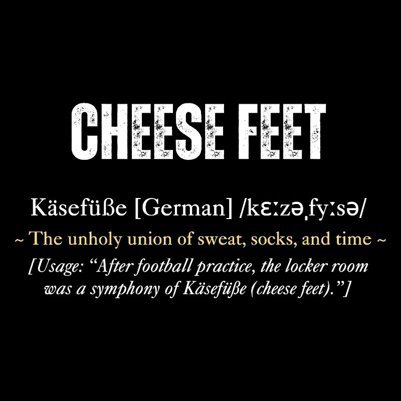 Définition de « Cheese Feet » avec