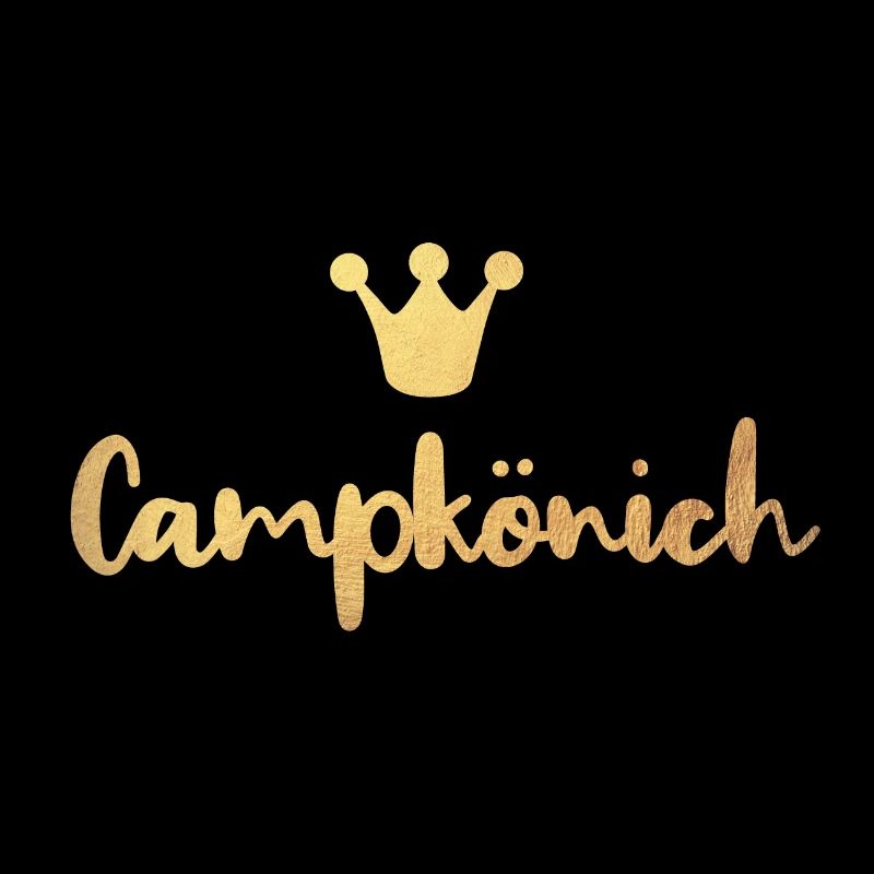 Camping King Gold Camper Luxury Glamping Crown
