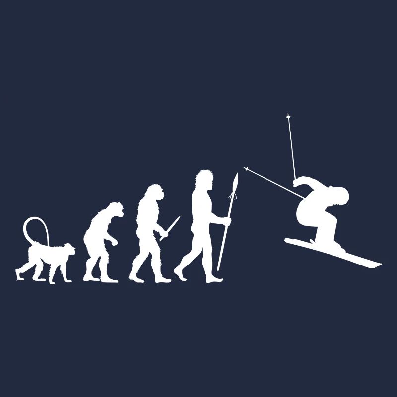 Skifahren Evolution