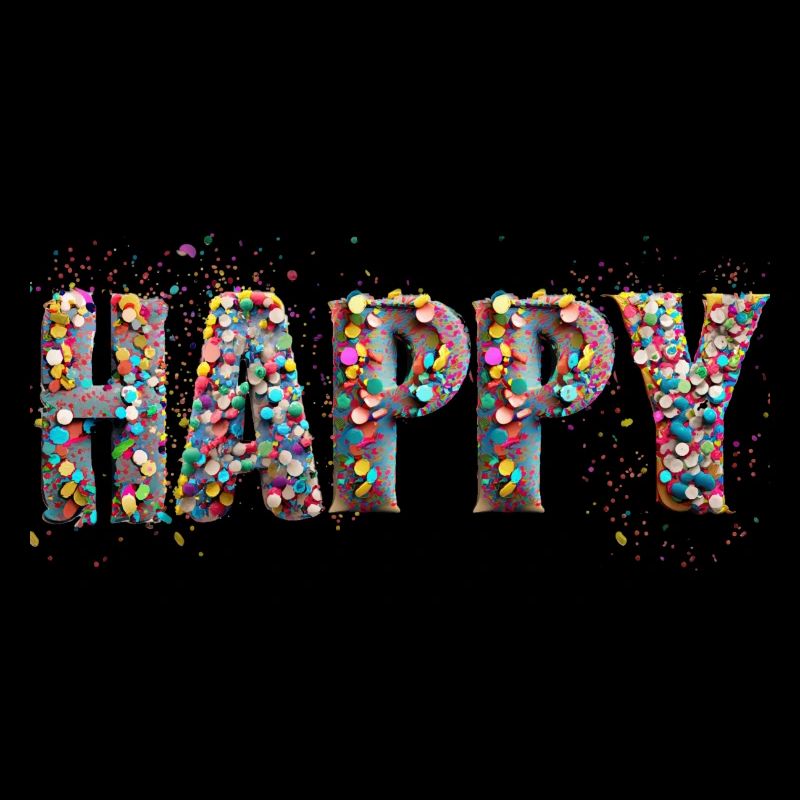 Confettis HAPPY