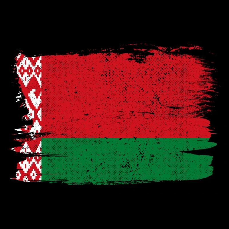 Biélorussie Bandiera drapeau paix Vintage