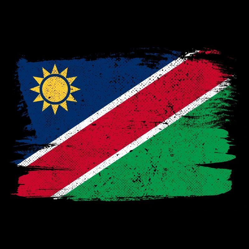 Namibia Flag Flag Peace Vintage