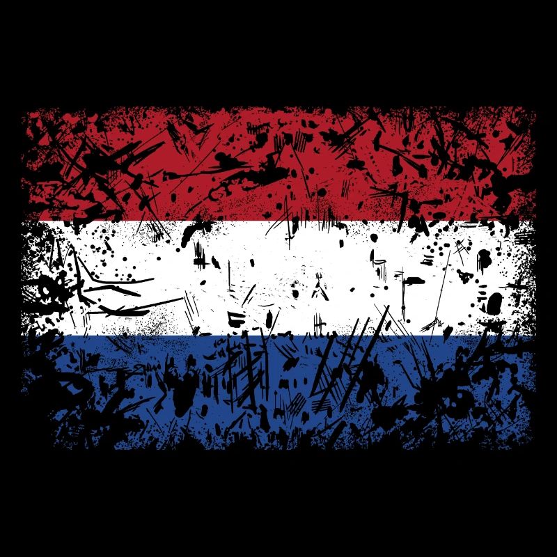 Drapeau des Pays-Bas VINTAGE