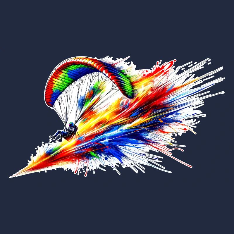 Paragleiter - Farbsplash