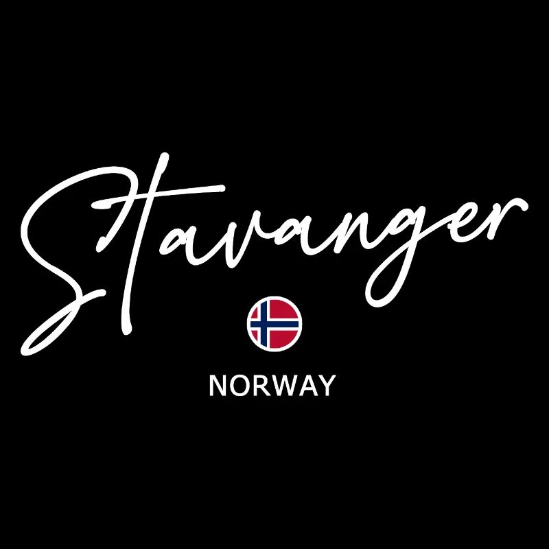 Stavanger - Norway Flag - Norge - Norwegen - Lette