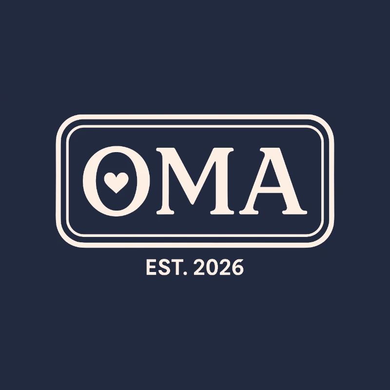 OMA EST. 2026 Stolze Großmutter Ankündigung
