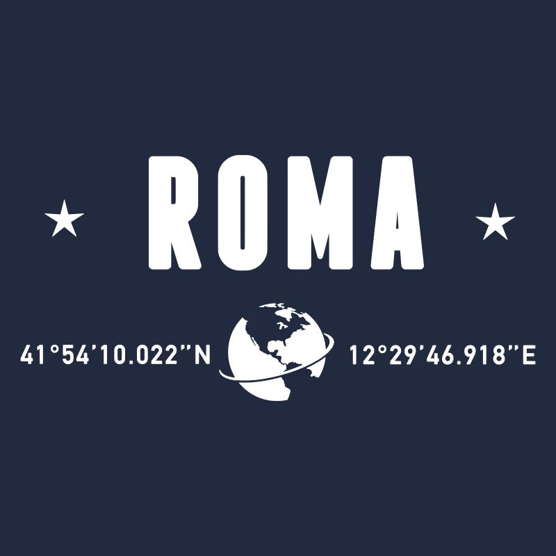 Coordonnées GPS Romo Italie Globe blanc