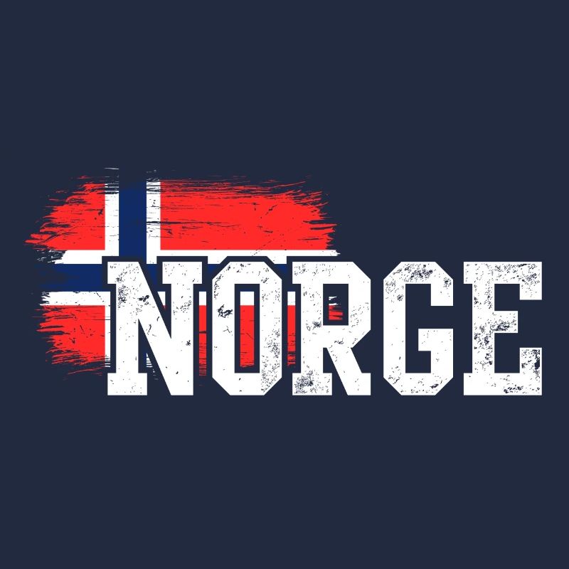 Norge Flag Splash Bold