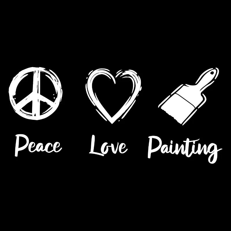 Peinture d’amour de paix