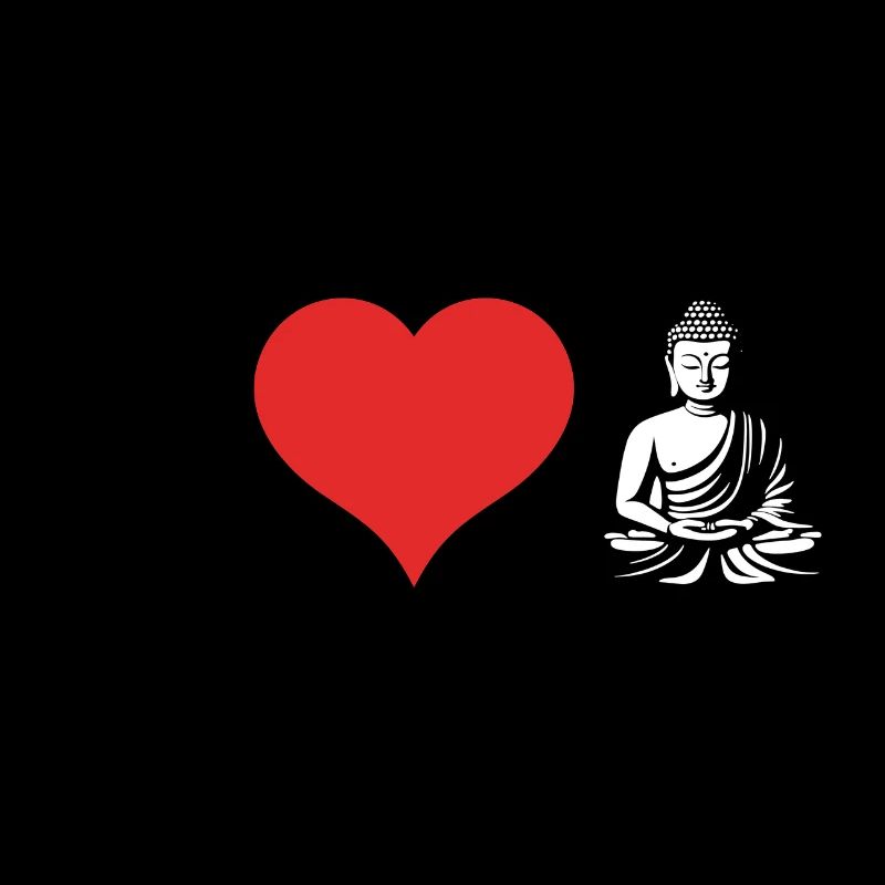 J’adore Buddha Heartbeat Pulse - Religion Design