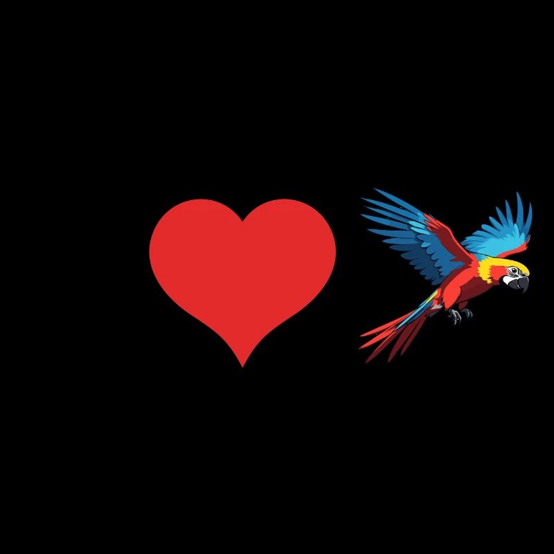 I love Parrots Quote - Pet Design