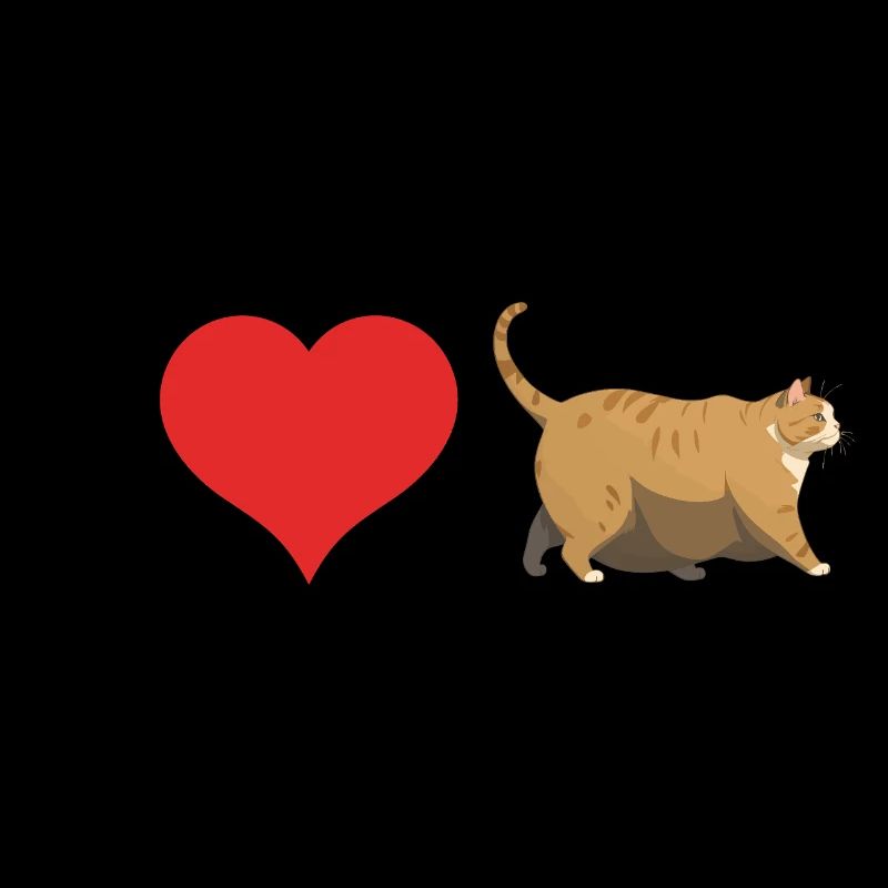 I Love Chonker - Fat Cat Meme