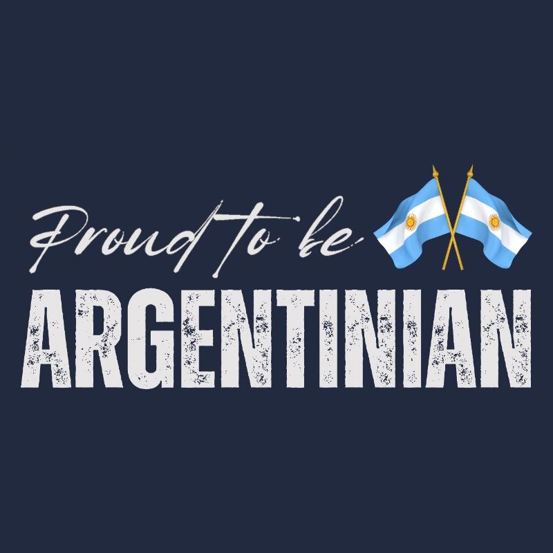 Stolzer Argentinier, ich liebe Argentinien