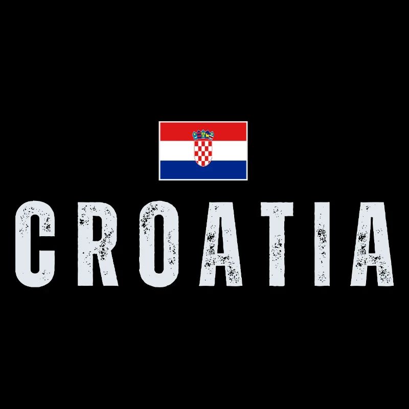 Drapeau croate, j’adore la Croatie