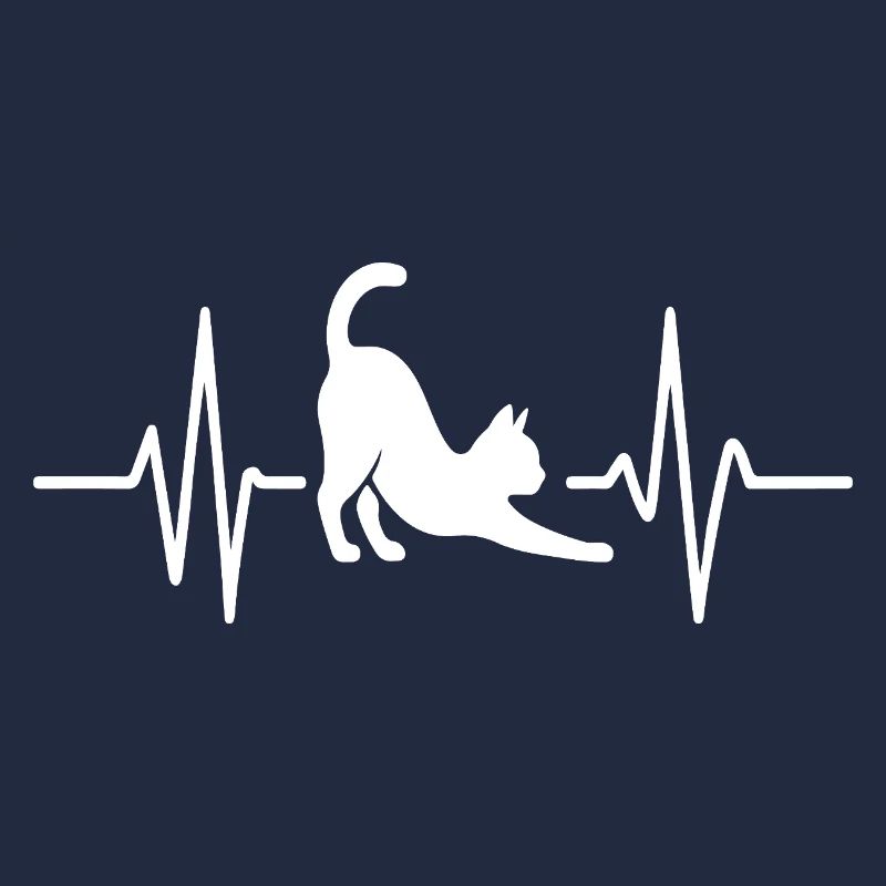 Cat Stretch Heartbeat