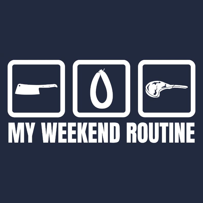 Routine du week-end chez le boucher