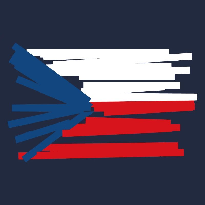 Drapeau de la République tchèque - Art moderne