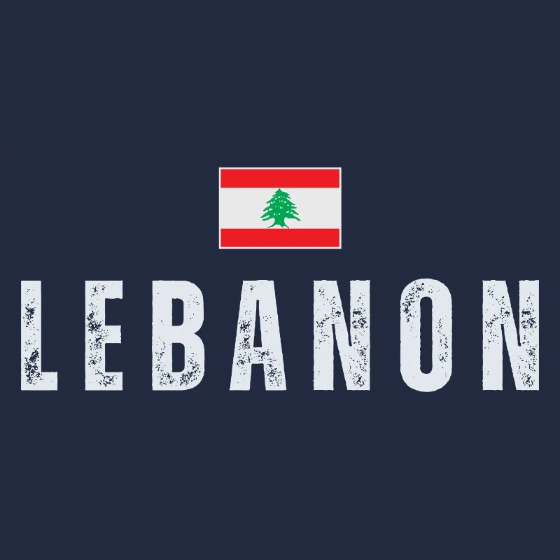 Stolzer Libanese, Flagge des Libanon