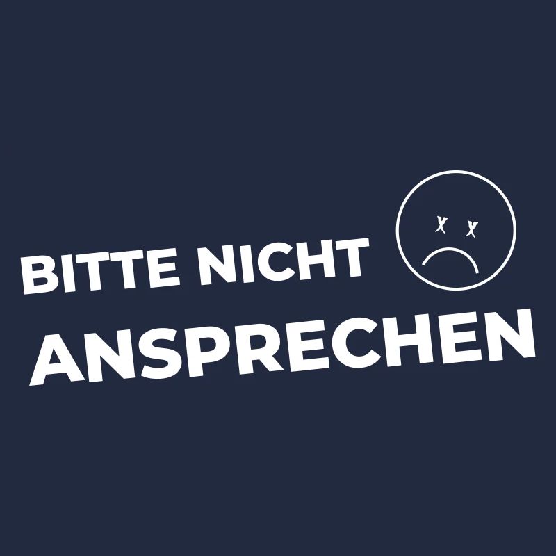 Bitte nicht ansprechen
