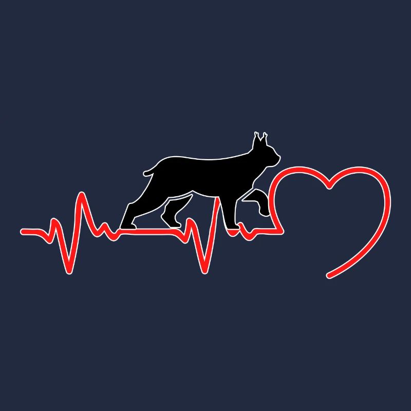 Der Luchs Katze ein Herzschlag in Liebe