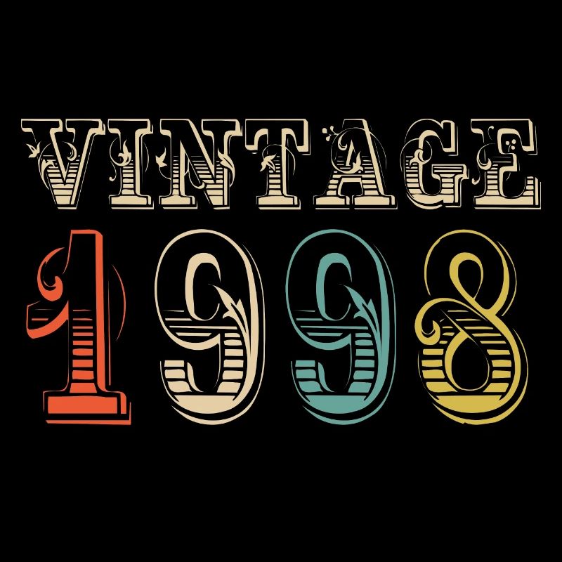 Vintage 1998 - 26th birthday - 26 years old