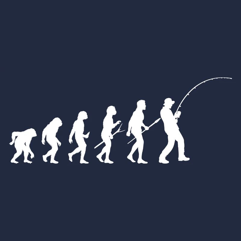 Silhouette du pêcheur Evolution