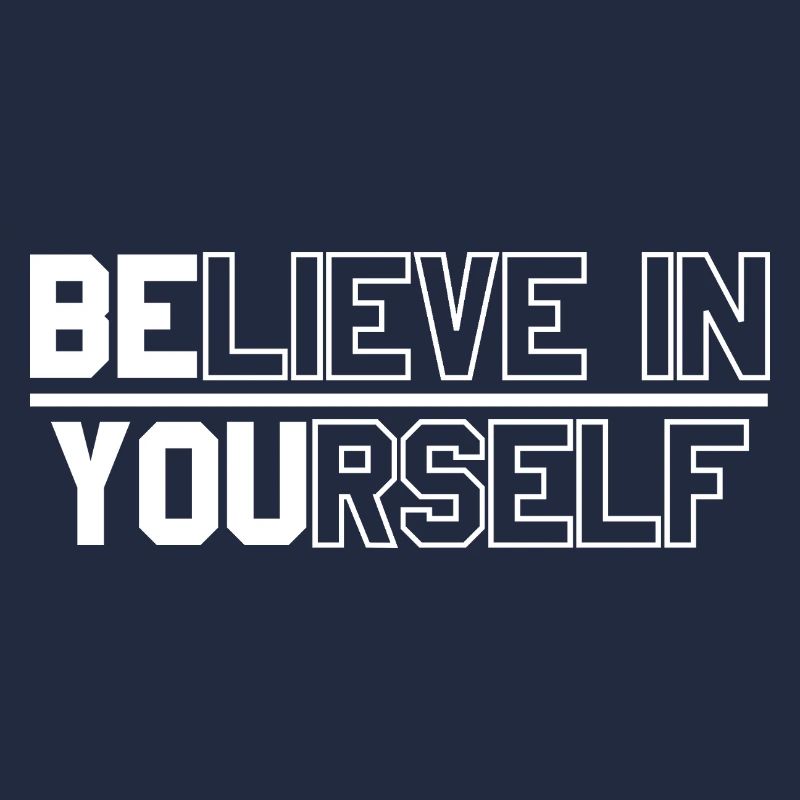 Motivational text design for self-confidence