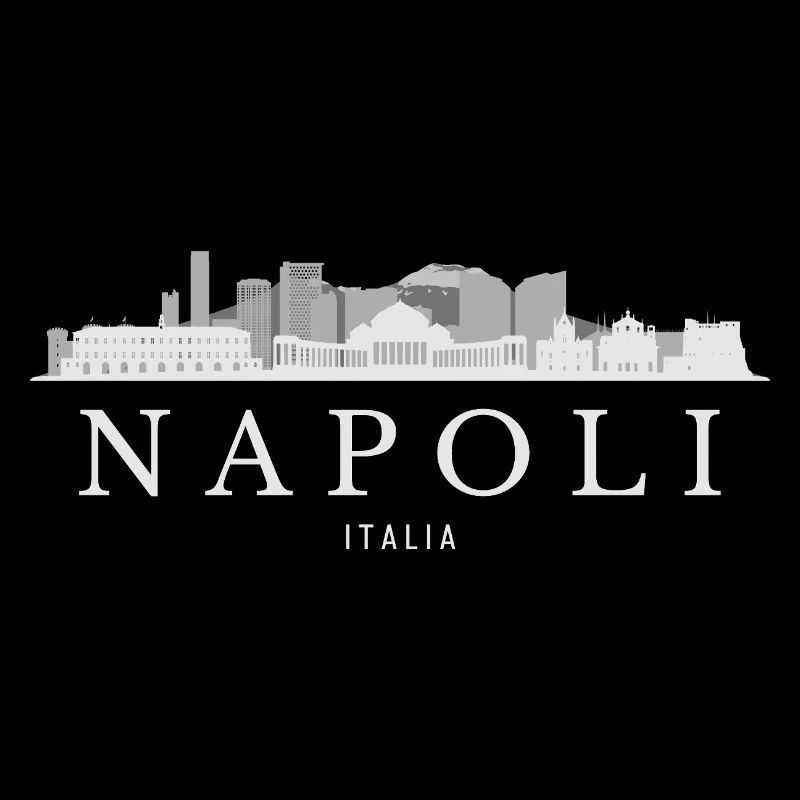 Neapel Skyline, Neapel Italien