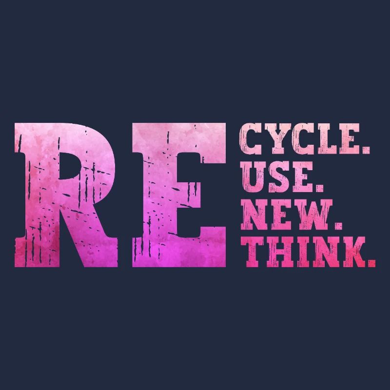 Recycle Reuse Renew Rethink eco-friendly ecology recycle