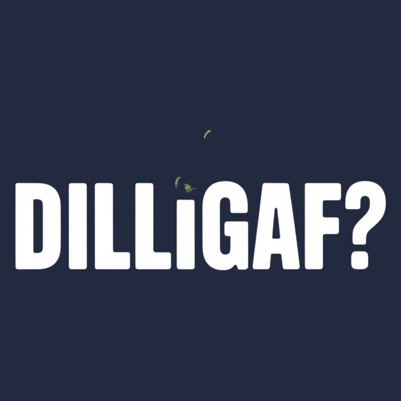 DILLIGAF Humour Dire Sarcasme Déclaration