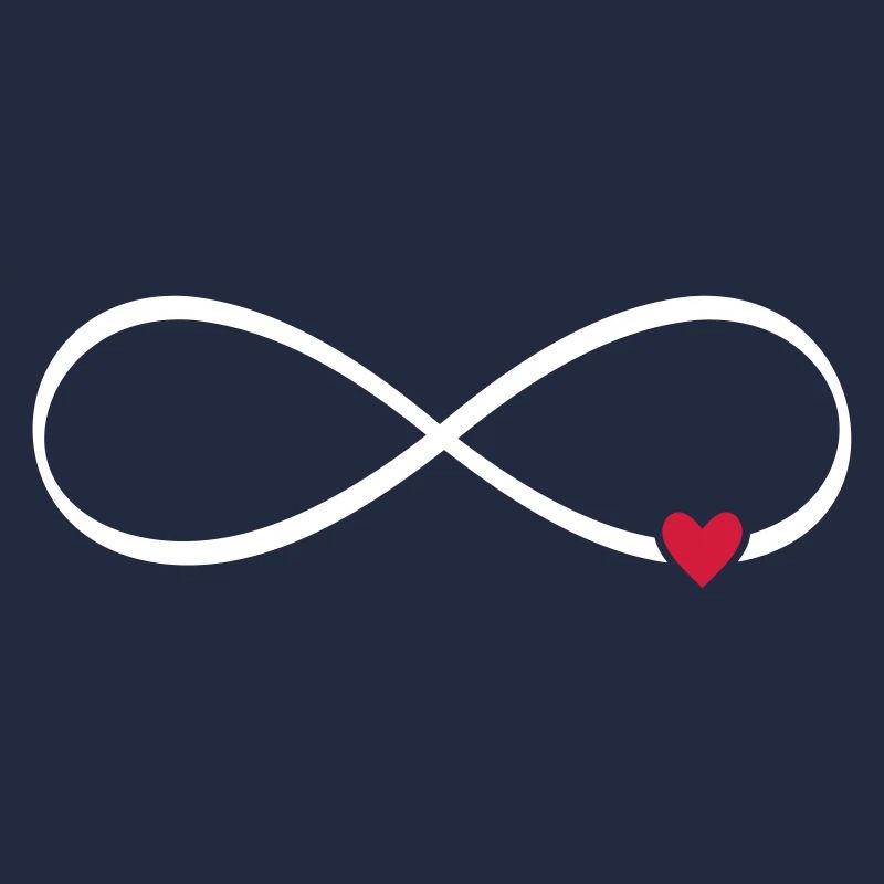 Signe d’Infini Cœur Amour Lemniscate