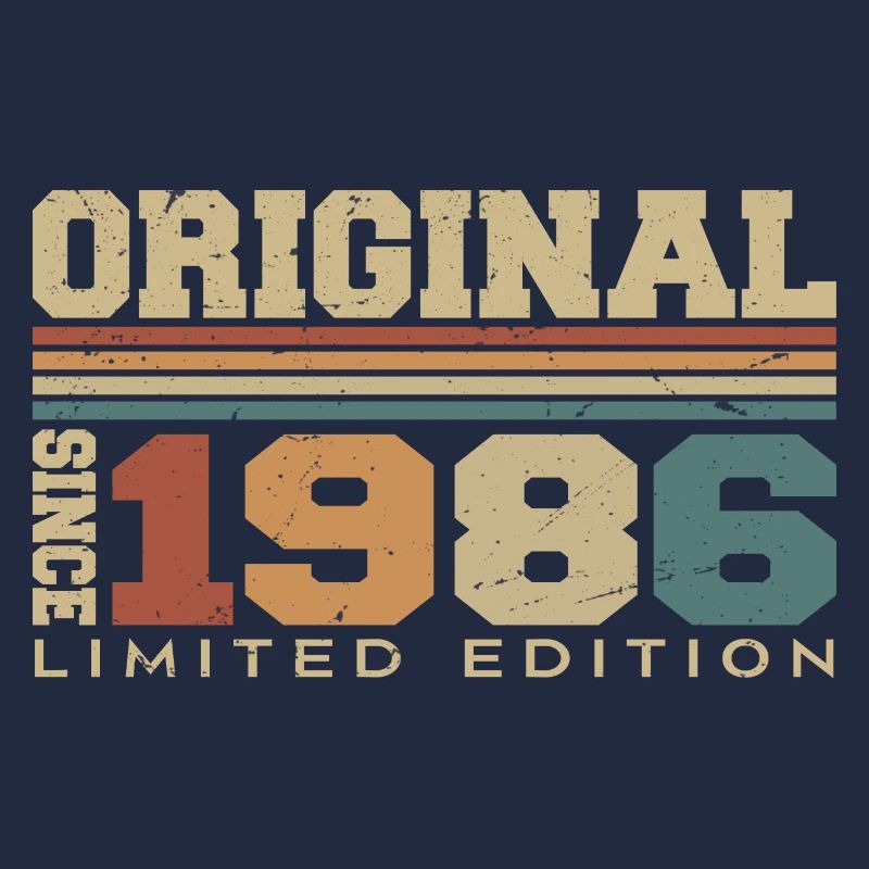 Original 1986 Retro Gift 38th Anniversary 1986