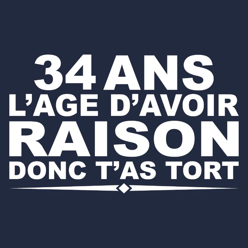 34 years | Humor 34th Birthday Gift