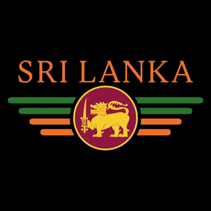 J’aime le Sri Lanka, T-shirt design de style élégance