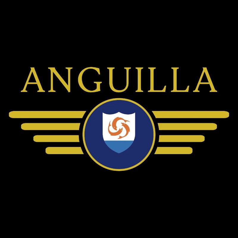 J’aime Anguilla, T-shirt design de style élégance