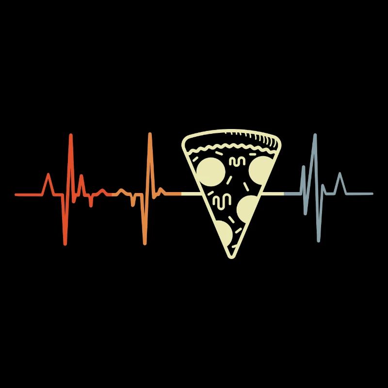 Ich liebe Pizza Herzschlag