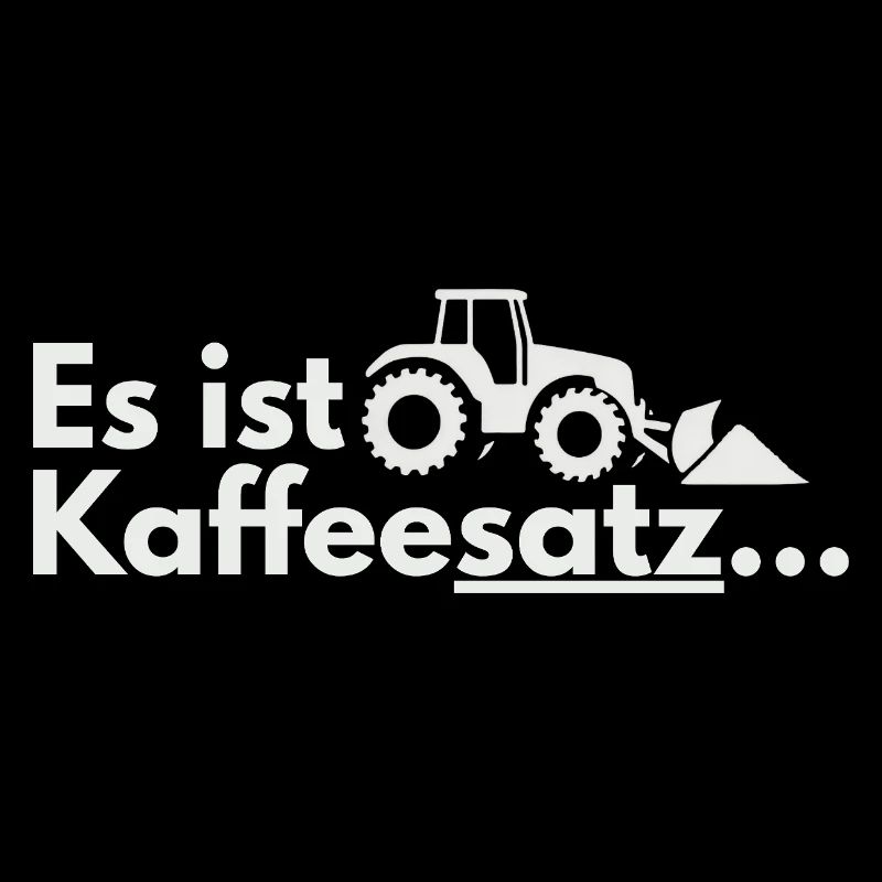 Kaffee-Ernte Traktor Motiv