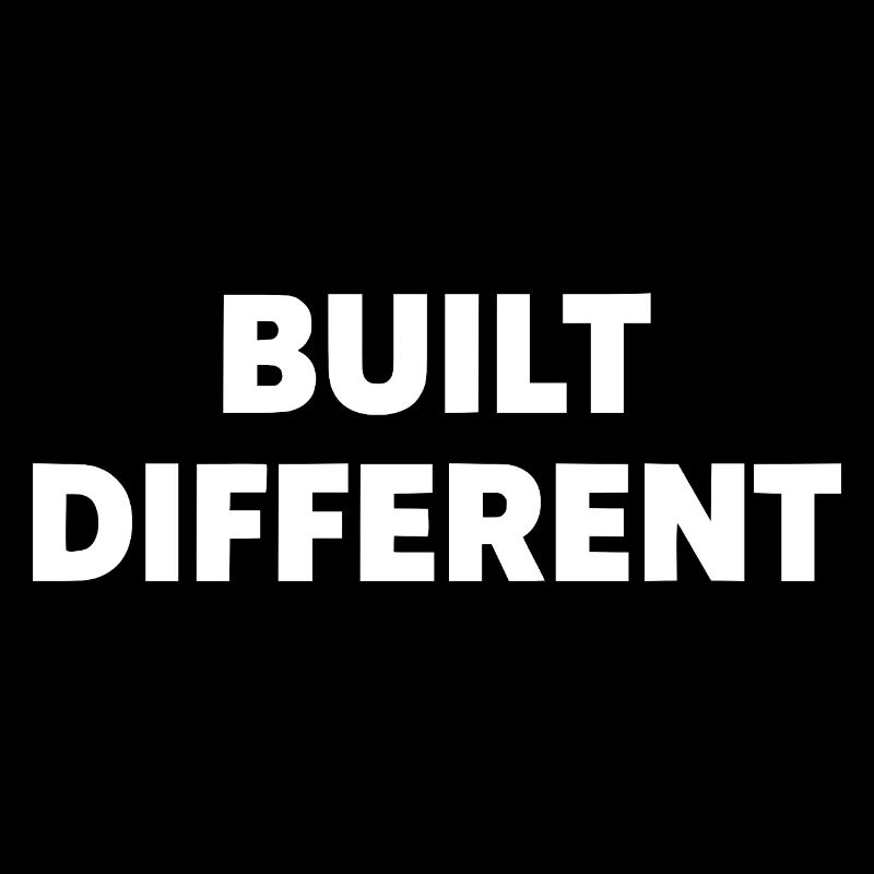 Construit différemment – Typographie audacieuse