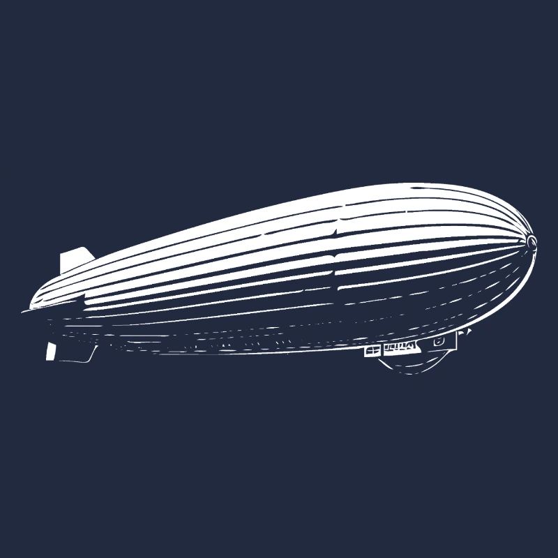 Cooles Zeppelin Design – Vintage Luftfahrt