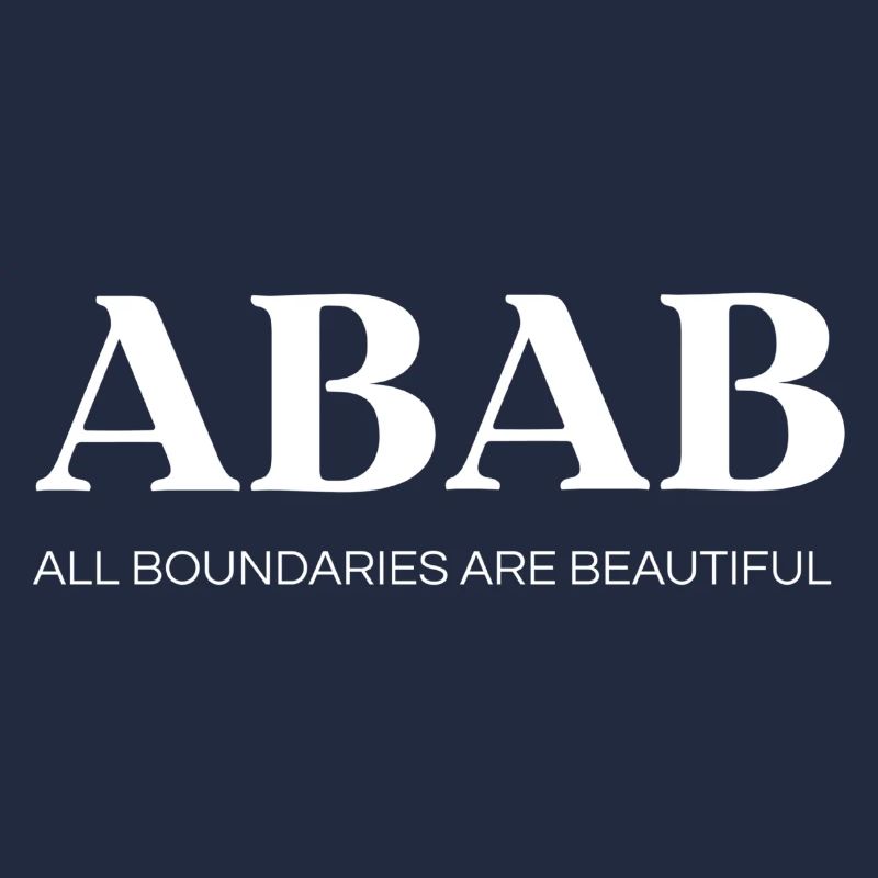 ABAB – Toutes les frontières sont belles (blanc)