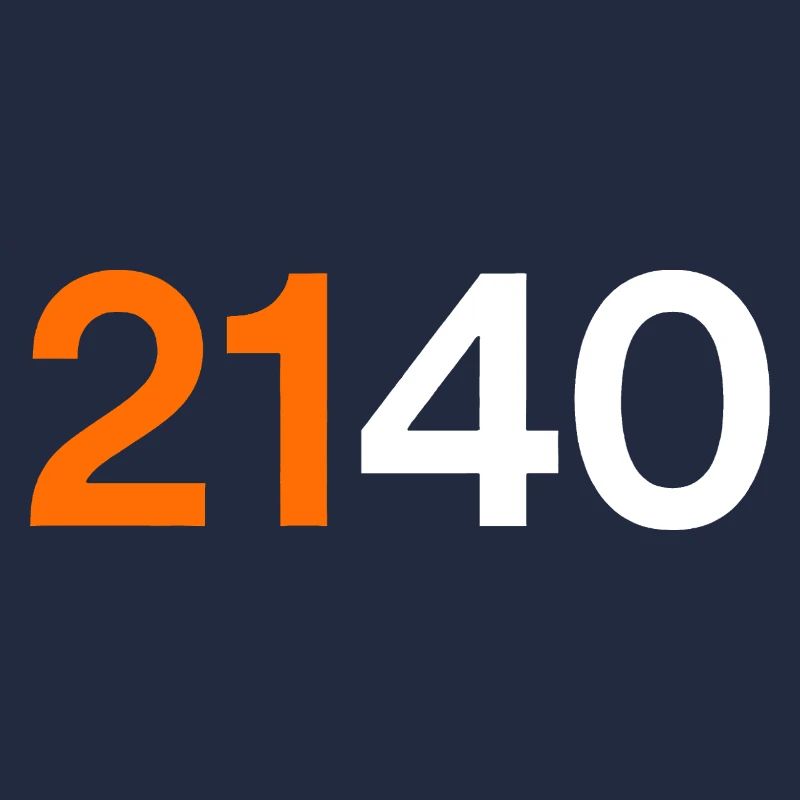 Bitcoin 2140 Fixed Supply Typography
